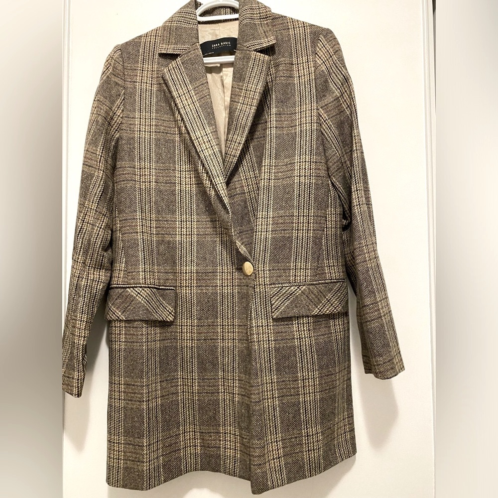 Zara plaid jacket